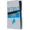 NFL Detroit Lions Grey Performance Series PS5 Pro Disk Console Skin