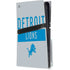 NFL Detroit Lions Grey Performance Series PS5 Pro Disk Console Skin