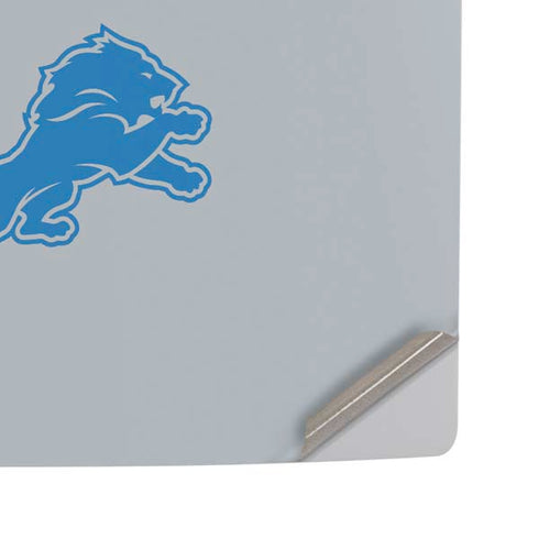 NFL Detroit Lions Grey Performance Series PS5 Pro Disk Console Skin