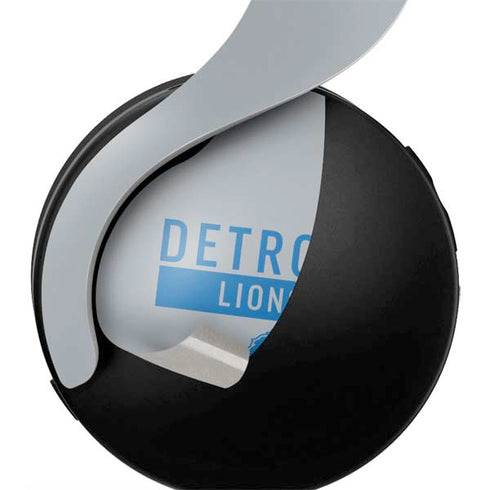 NFL Detroit Lions Grey Performance Series PULSE 3D Wireless Headset for PS5 Skin