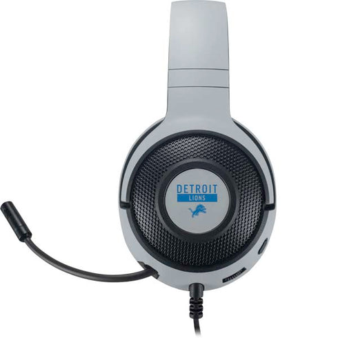 NFL Detroit Lions Grey Performance Series Razer Kraken X Skin