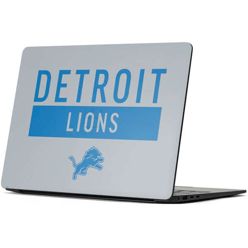 NFL Detroit Lions Grey Performance Series Surface Laptop 7 13.8in Skin