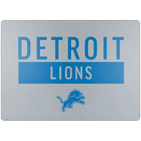NFL Detroit Lions Grey Performance Series Surface Laptop 7 13.8in Skin