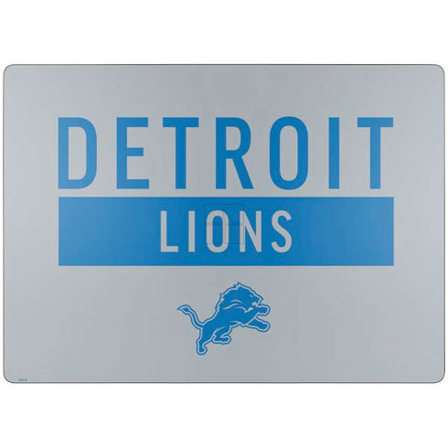 NFL Detroit Lions Grey Performance Series Surface Laptop 7 15in Skin