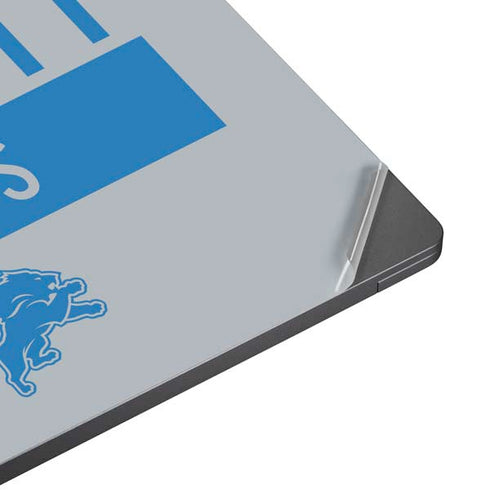 NFL Detroit Lions Grey Performance Series Surface Laptop 7 15in Skin