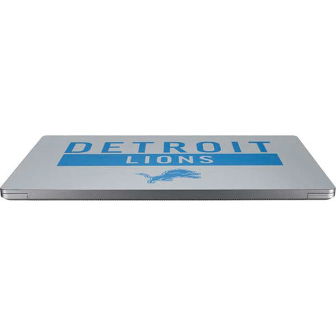 NFL Detroit Lions Grey Performance Series Laptop Skins