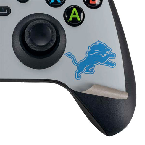 NFL Detroit Lions Grey Performance Series Xbox Series X Controller Skin