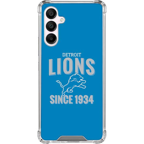 NFL Detroit Lions Helmet Galaxy A16 5G Clear Case