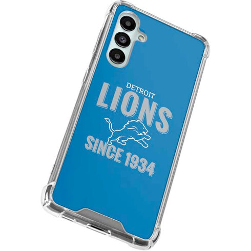 NFL Detroit Lions Helmet Galaxy A16 5G Clear Case