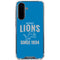 NFL Detroit Lions Helmet Galaxy A36 5G Clear Case