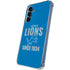 NFL Detroit Lions Helmet Galaxy A55 5G Clear Case