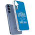 NFL Detroit Lions Helmet Galaxy A55 5G Clear Case