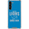 NFL Detroit Lions Helmet Galaxy S24 FE Clear Case