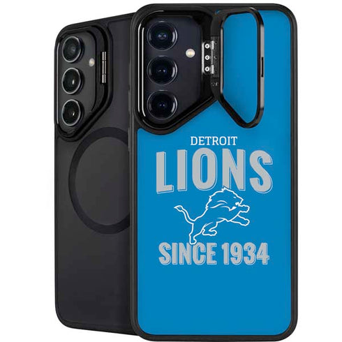 NFL Detroit Lions Helmet Galaxy S25 Kickstand Case
