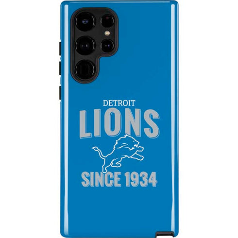 NFL Detroit Lions Helmet Galaxy S25 Ultra Impact Case