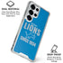 NFL Detroit Lions Helmet Galaxy S25 Ultra Clear Case