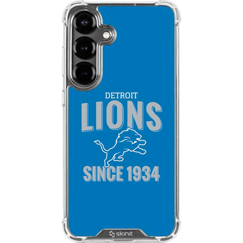 NFL Detroit Lions Helmet Galaxy S26 Clear Case