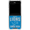 NFL Detroit Lions Helmet Galaxy Z Flip6 Clear Case
