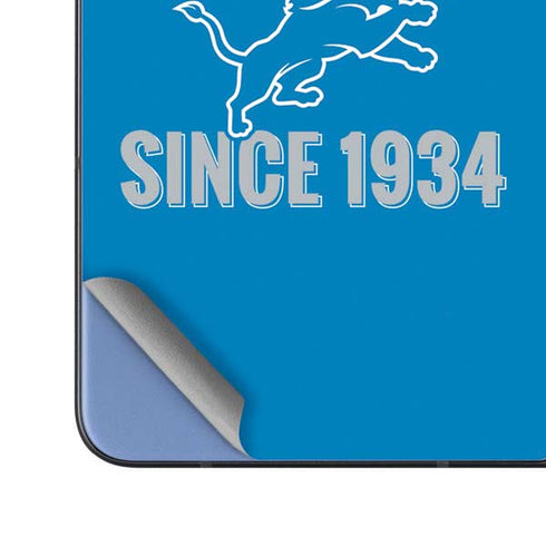 NFL Detroit Lions Helmet Galaxy Z Fold5 5G Skin