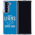 NFL Detroit Lions Helmet Galaxy Z Fold6 Clear Case