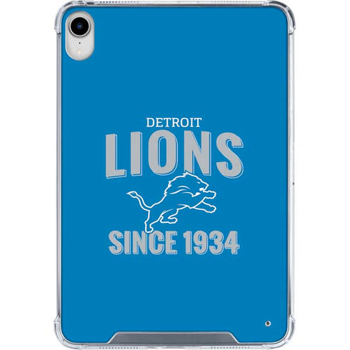 NFL Detroit Lions Helmet iPad 11th Gen (2025) Clear Case