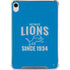 NFL Detroit Lions Helmet iPad 11th Gen (2025) Clear Case