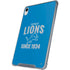 NFL Detroit Lions Helmet iPad 11th Gen (2025) Clear Case