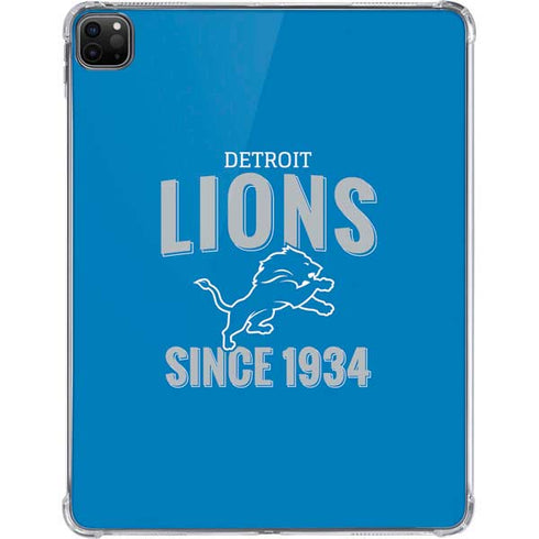 NFL Detroit Lions Helmet iPad Pro 11in (2024) Clear Case