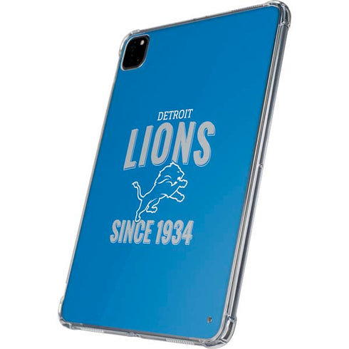 NFL Detroit Lions Helmet iPad Pro 11in (2024) Clear Case