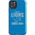 NFL Detroit Lions Helmet iPhone Cases