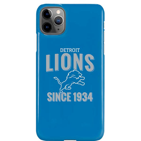 NFL Detroit Lions Helmet iPhone Cases
