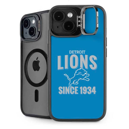 NFL Detroit Lions Helmet iPhone 14 Kickstand Case