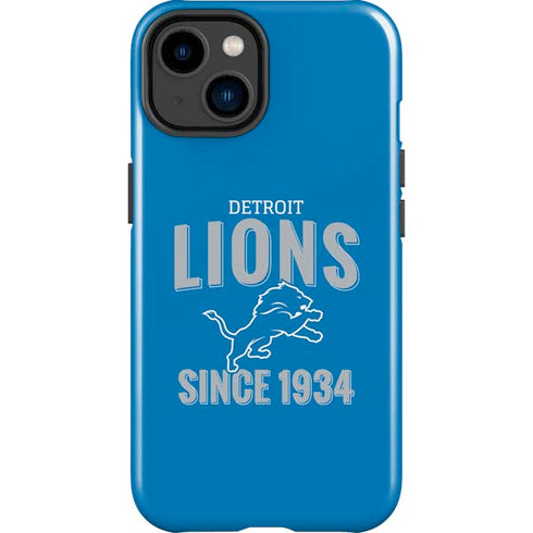 NFL Detroit Lions Helmet iPhone 15 Impact Case