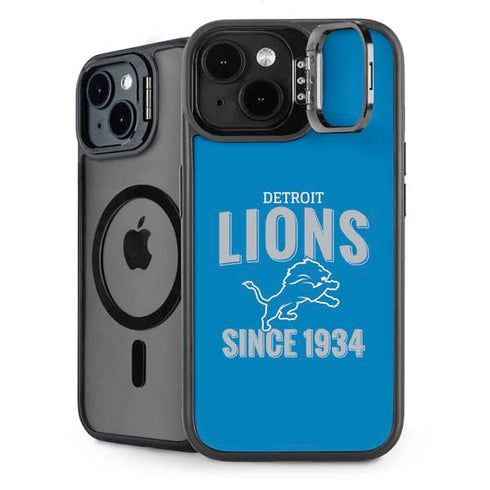 NFL Detroit Lions Helmet iPhone 15 Kickstand Case