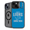 NFL Detroit Lions Helmet iPhone 15 Plus Kickstand Case