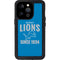 NFL Detroit Lions Helmet iPhone 15 Pro Waterproof Case