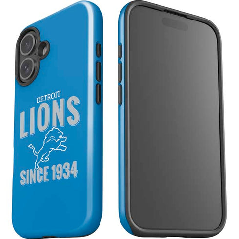 NFL Detroit Lions Helmet iPhone 16 Impact Case