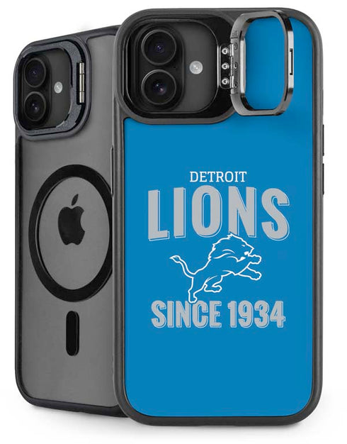 NFL Detroit Lions Helmet iPhone 16 Plus Kickstand Case