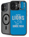 NFL Detroit Lions Helmet iPhone 16 Plus Kickstand Case