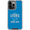 NFL Detroit Lions Helmet iPhone 16 Pro Clear Case