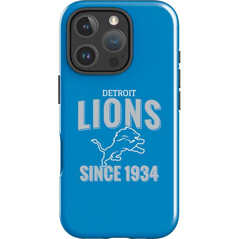 NFL Detroit Lions Helmet iPhone 16 Pro Impact Case