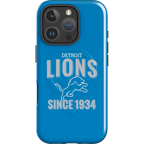 NFL Detroit Lions Helmet iPhone 16 Pro Magsafe Impact Case