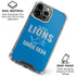 NFL Detroit Lions Helmet iPhone 16 Pro Max Clear Case