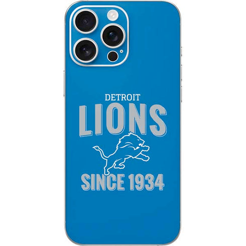NFL Detroit Lions Helmet iPhone 16 Pro Max Skin