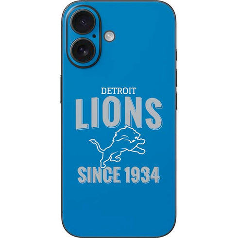 NFL Detroit Lions Helmet iPhone 16 Skin