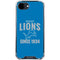 NFL Detroit Lions Helmet iPhone 16e Clear Case
