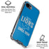 NFL Detroit Lions Helmet iPhone 16e Clear Case
