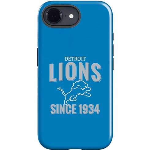 NFL Detroit Lions Helmet iPhone 16e Impact Case