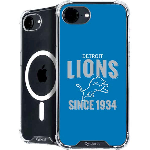 NFL Detroit Lions Helmet iPhone 16e MagSafe Case