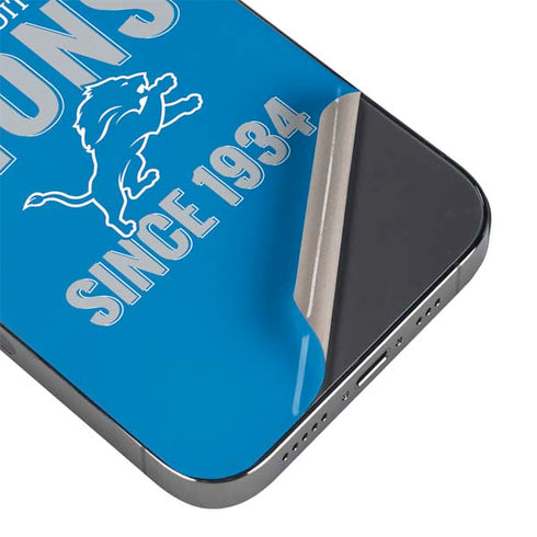NFL Detroit Lions Helmet iPhone 16e Skin